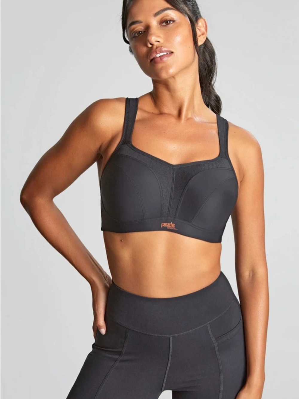 Panache Black High Support Sports Bra